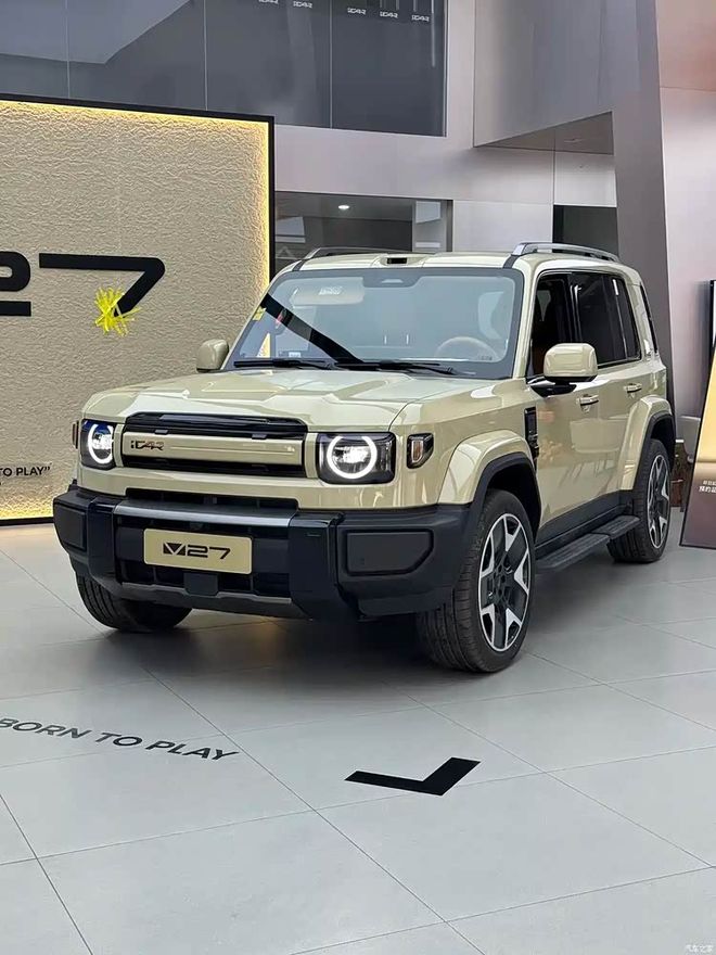 5米长455马力续航1200km新葡京娱乐iCAR V27到店(图4)